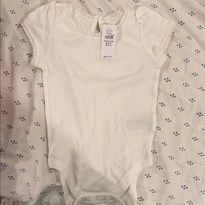 GAP Cream Baby Bodysuit